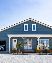 福間海岸の爽やかな海風を感じるカリフォルニアスタイルのガレージハウス