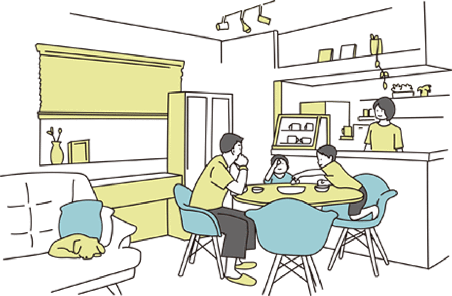 お気に入りのインテリアとお気に入りの家具に囲まれた暮らし