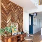 室内壁アクセント 板張り仕上げ