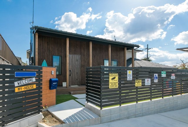 素材感のあるナチュラルヴィンテージな家