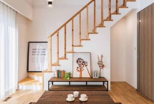 湖を臨む平屋+α の家