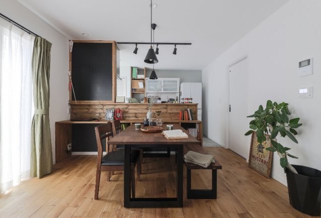 片流れ屋根のお家